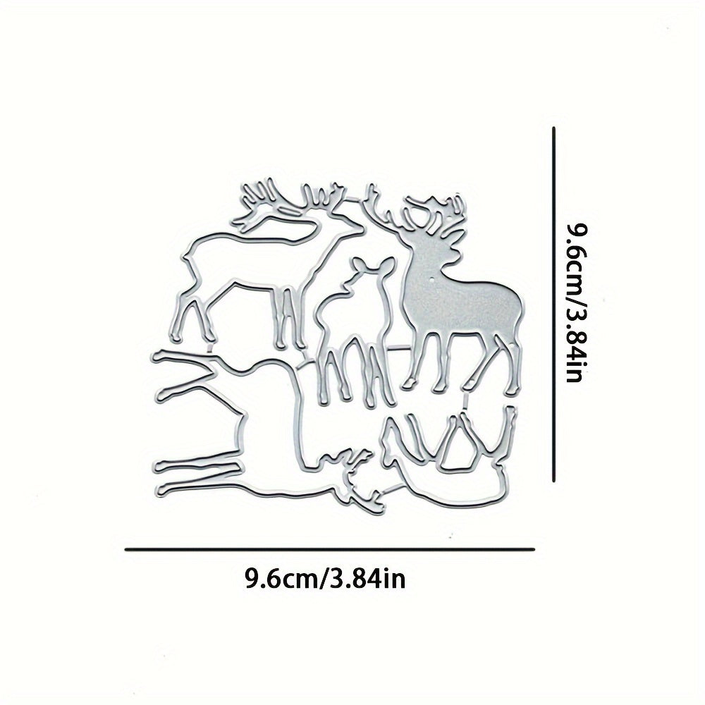 TEMU A Cutting Die With A Metal Frame Pattern For Making Paper Cards, Scrapbooking, Greeting Cards, Albums, And Decorative Metal Cutting.