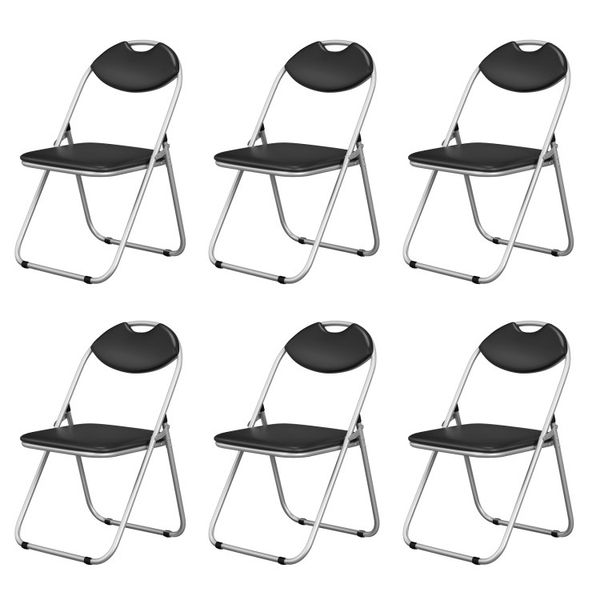 2-4-6 Pieces Portable Folding Dining Chairs Set with Carrying Handles