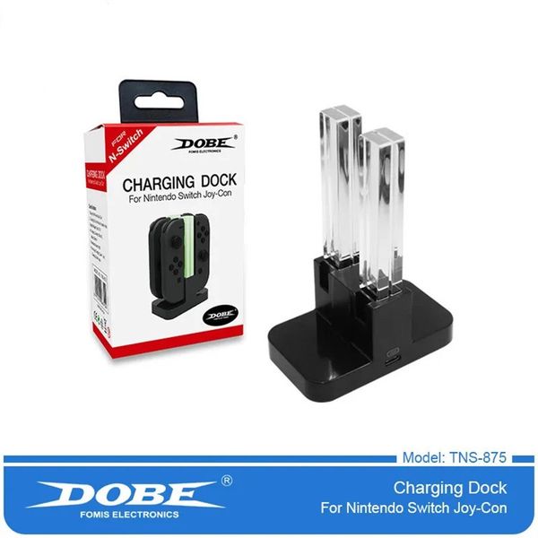 Hot Selling LED Charging Dock Station Charger Cradle For N-Switch 4 Joypad Controllers 4 In 1 Charging Stand