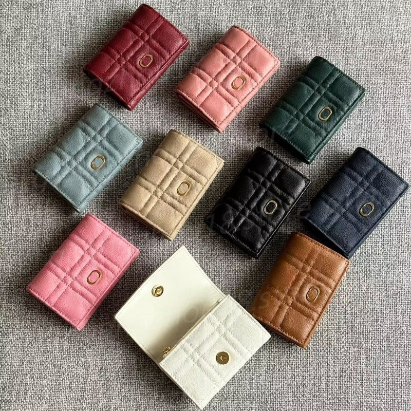 10A Premium Designer Wallets Women&#039;s Leather Card Holders Fashion Cannage Mini Purses Festival Gifts 26962