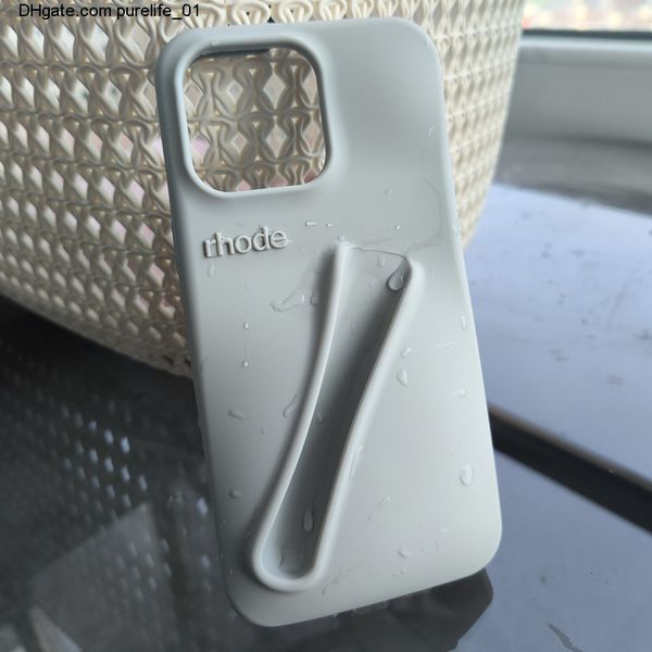 case rhode phone Lipstick Portable Case Design Lip Gloss Lipstick Lip Balm 3D Make-Up Silicone Phone Case for iPhone 15 14 13 12 Pro Max Hol