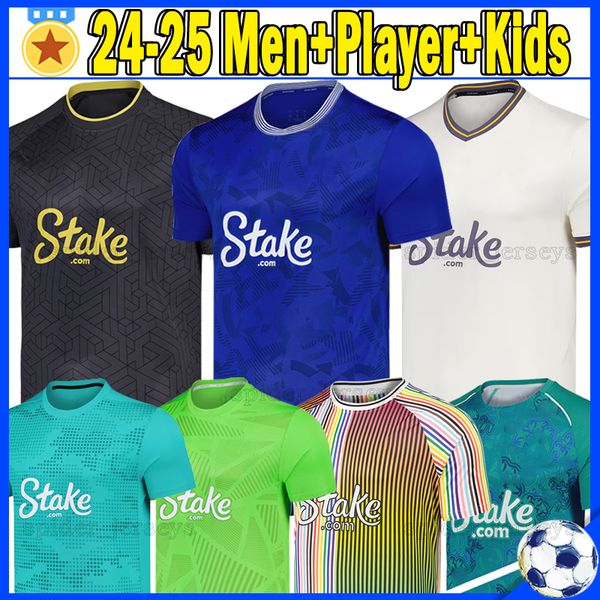 24 25 The Toffees soccer jerseys MCNEIL Retro 1985 88 92 94 TARKOWSKI ONANA CALVERT-LEWIN MYKOLENKO 2024 2025 Player Version Football Shirts