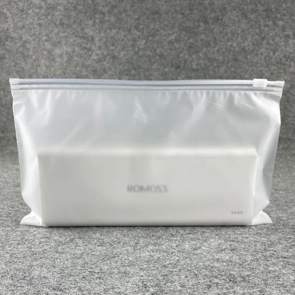 Horizontal Frosted Matte Zipper Bags 100pcs Slide Seal Plastic Storage Waterproof and Dust Proof Underwear Package Zip 240828