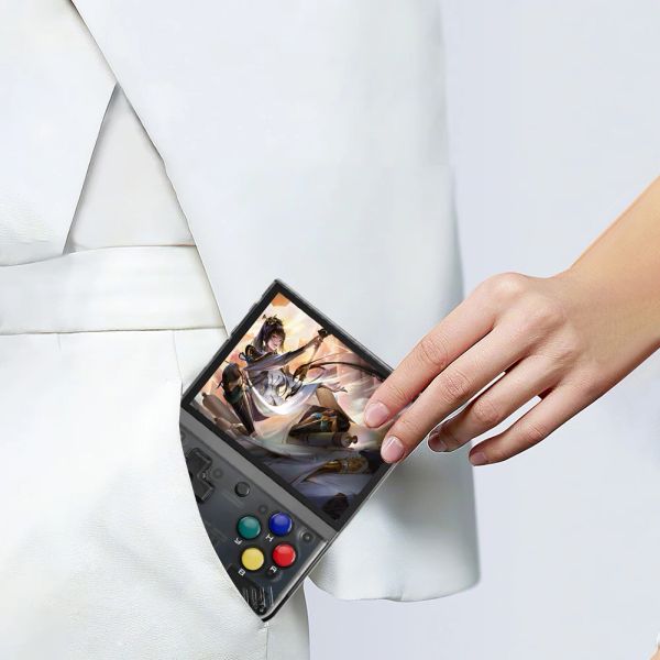 WiFi Mini Game Console 3.5Inch IPS Screen Retro Gaming Console 3000mAh Game Console Video Player for Miyoo Mini Plus V3