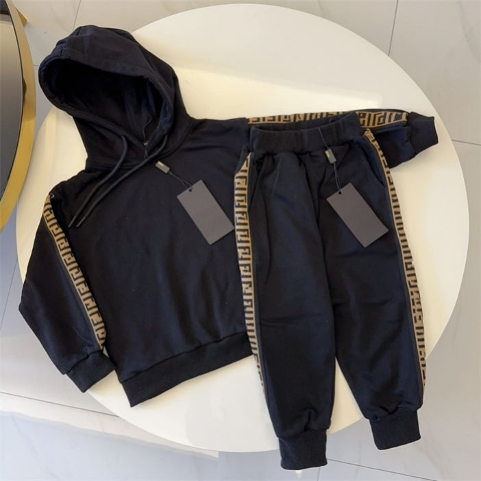 Designer Sportswear Fashion Kids Boys Girls Clothing set Spring Fall Clothing Sportswear Kids Student Hip Hop street wear Cotton kids suit size 90cm