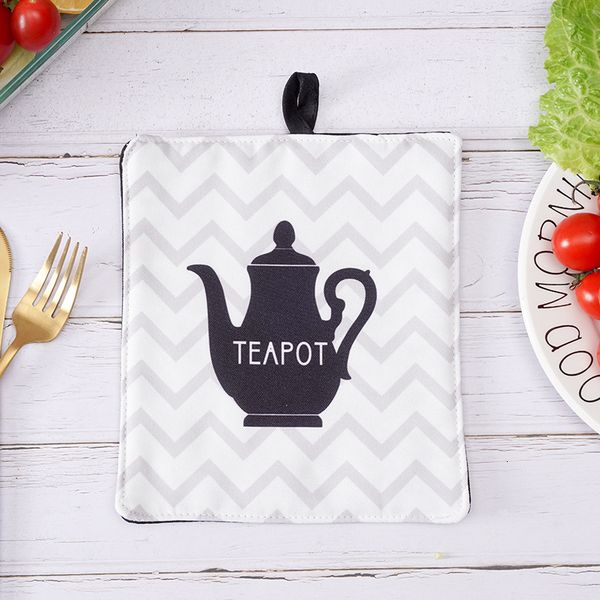 Creative and personalized meal creative kitchen cooking anti scald pot mat, oven microwave insulation mat too