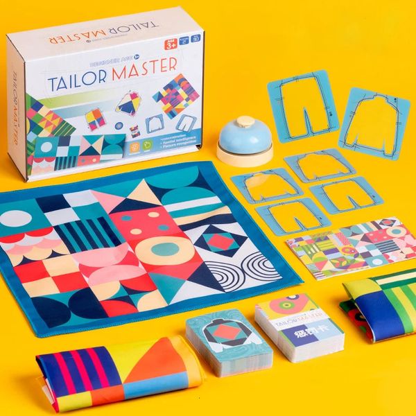 Tailor Master Battle Game Kids Toys Color Shape Matching Logical Thinking Board Games Interactive Montessori Educational 250116
