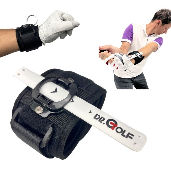 Golf Wrist Training Aid - Golf Swing Trainer, Swing Training Wriststrap, Detect Incorrect Wrist Action - Instant Feedback, Avoid Wrist Cuppe