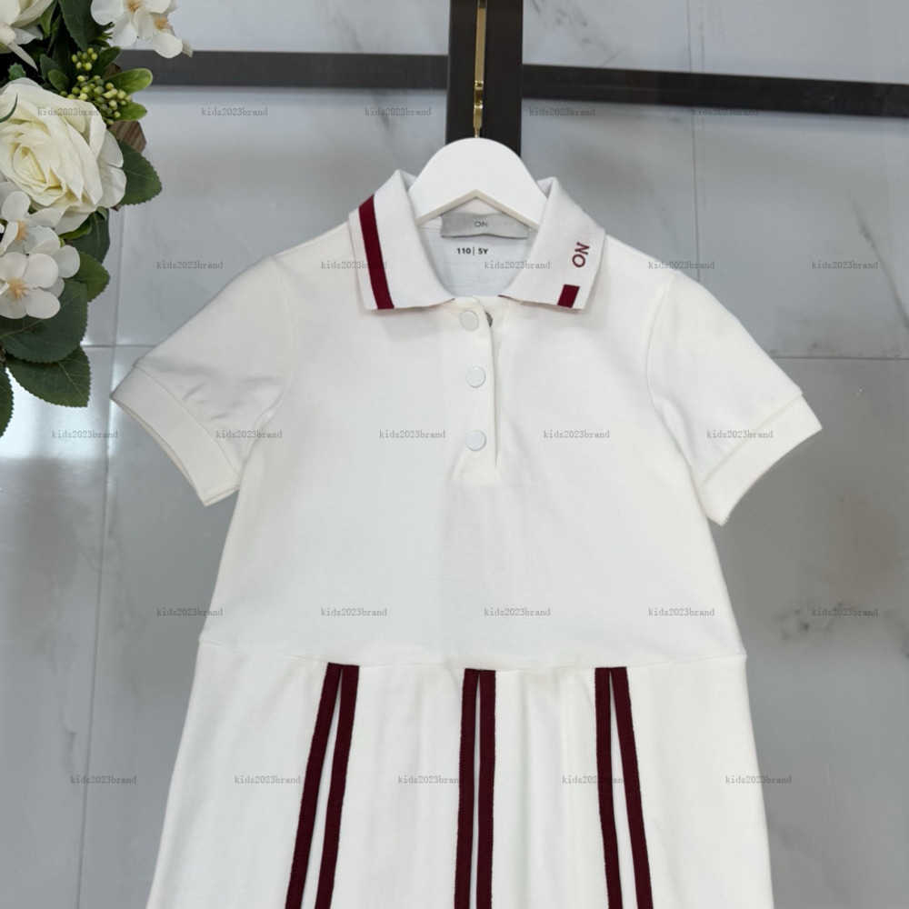 Classics girls dress POLO shirt design Princess dress kids designer clothes High quality baby skirt A017X01N006