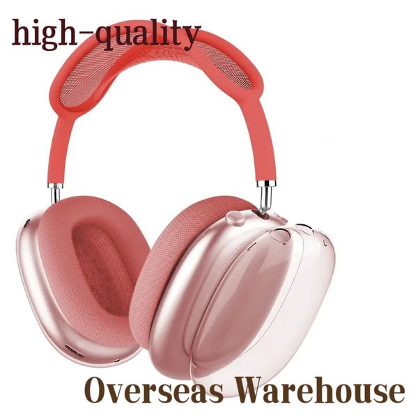 For Airpods Max appleheadphones Headband Earphones Accessories Transparent TPU Solid Silicone Waterproof Protective case