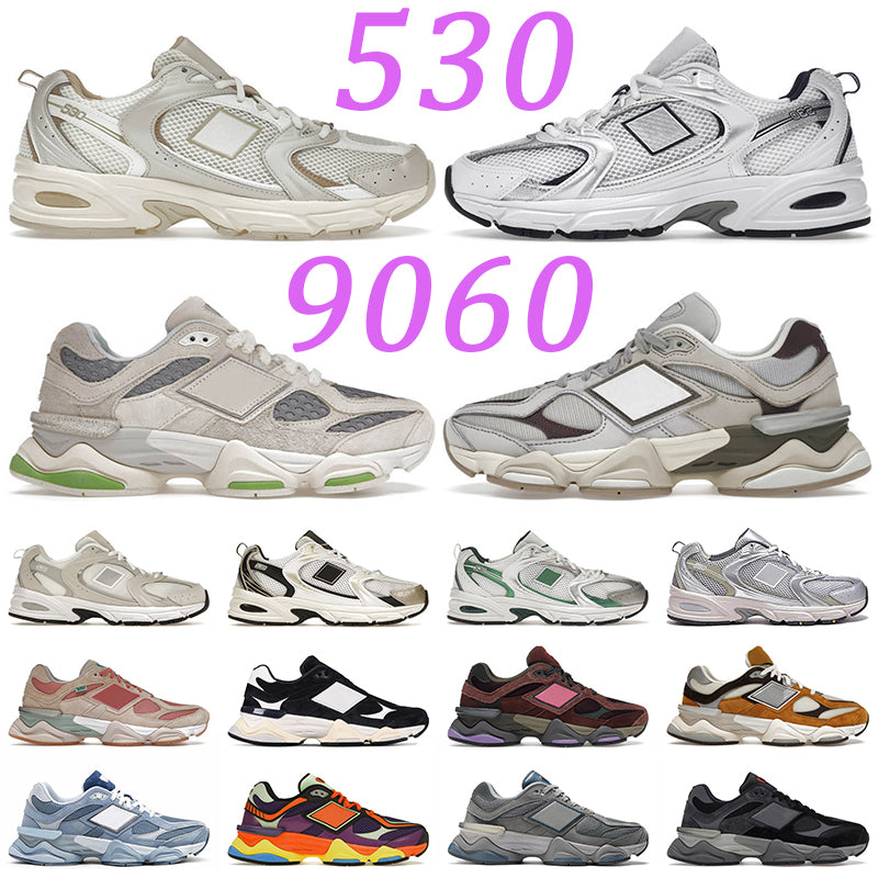 9060 new shoes Shoes 990 v3 530 Mens Women Sea Salt White Bricks Wood Glow Arctic Grey Rain Cloud Violet JJJJound Trainers 9060s dhgate 530s Ivory S