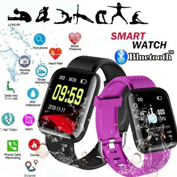 116 Plus Smart watches Digital Smart watch Bracelets Fitness Tracker Heart Rate Step Counter Activity Monitor Band Wristband PK 115 PLUS for