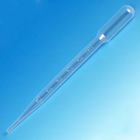 Globe Scientific Transfer Pipette, 7 mL, 3.2 bulb draw, Each