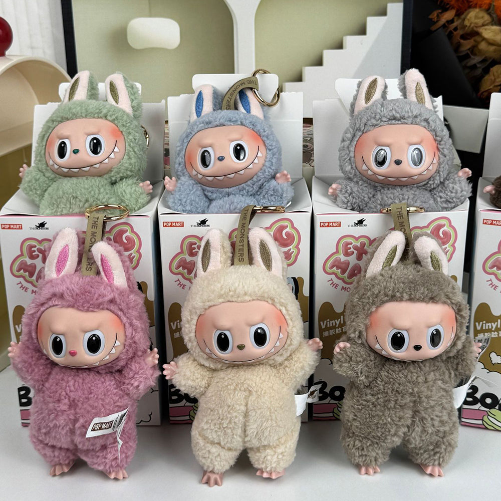 1 1 Replica Pop Mart Labubu Doll With QR Code LABUBU V3 V2 V1 The Monsters Big Into Energy Series Blind Box Have a Seat Keychain Kids Gift