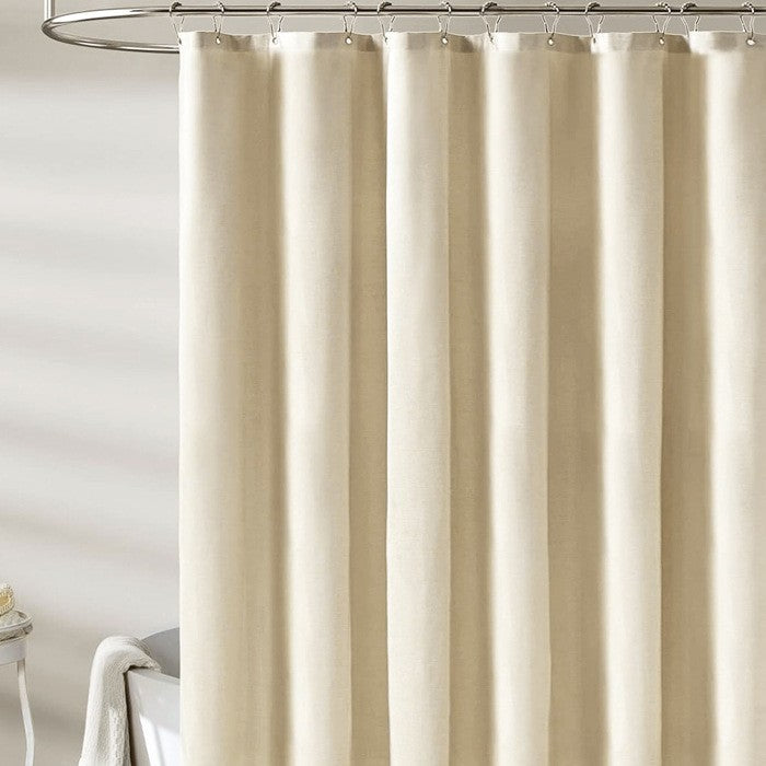 YL-36921 Manufacturer Spot Digital Printed Fabric Shower Curtain Waterproof Thickened Bathroom Partition Curtain with Hook