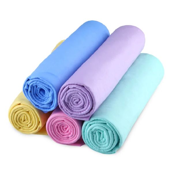 5Pcs-Set 66*43cm PVA Chamois Car Wash Towel Cleaner car Accessories Car care Home Cleaning Hair Drying Cloth