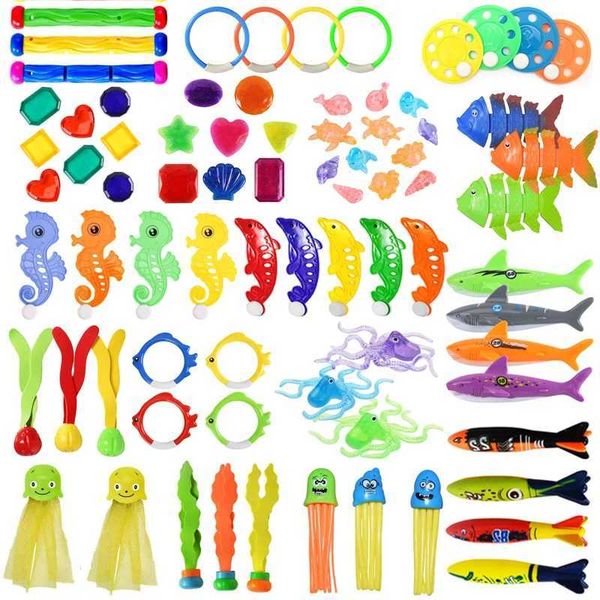 Diving Toys Plastic Children Summer Outdoors Swimming Pool Playing in the Water Toy Parent child Interactive Swim Activity TMZ Y240813
