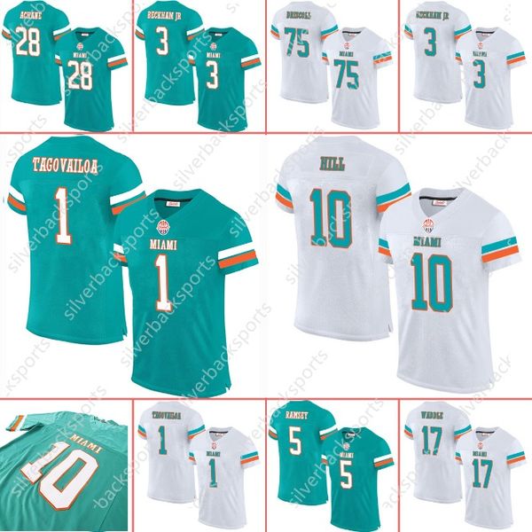 Mens-Youth Shxinet Football Jerseys Custom Any Name Any Number 10 Hilll 1 Tagovaloa Wadle 5 Ramsy 99 Jason 8 Jevon Stitched America Game Mie