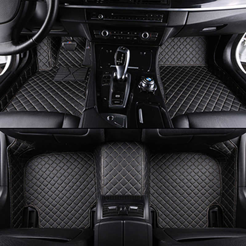 Floor Mats Carpets Highquality leather car floor mat for mercedes benz Aclass eclass CCLASS w204 w205 w163 glk gla gle carpet alfbra astra h 0929 C2