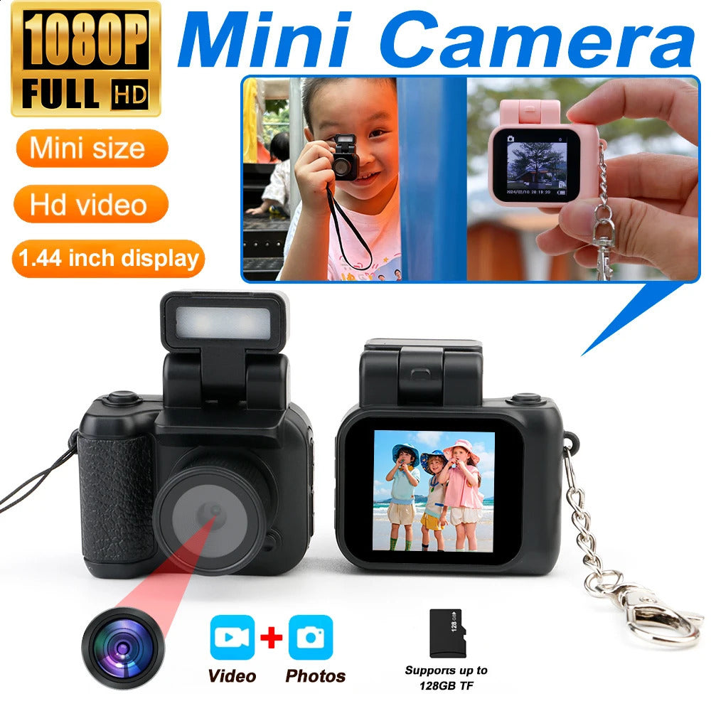 Y4000 HD 1080P Mini with Flash and Battery Dock Portable Video Recorder DV LCD Screen Childrens Campus Retro Camera 241121