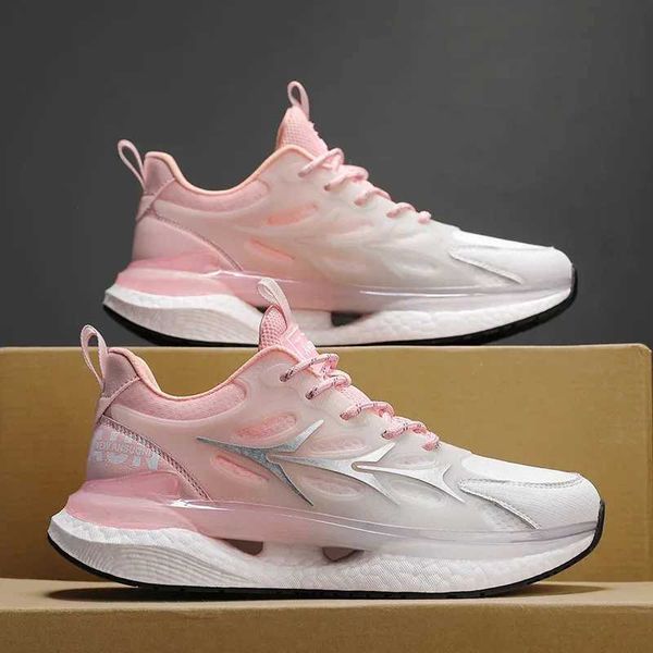High-quality Men Running Shoes Women Air Mesh Design Sneakers Men Oudoor Cushioning Jogging Sports Shoes Breathable Fitness ShoeC241012