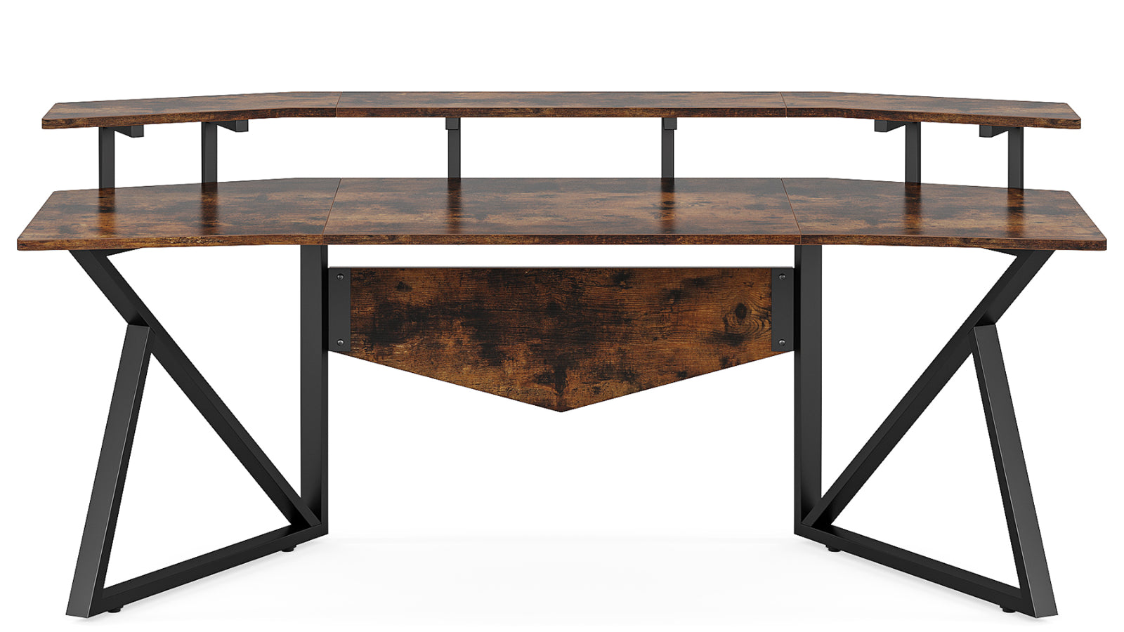 YUZHOU INTERNATIONAL INC Tribesigns 70.9" Computer Desk Study Table Gaming Desk with Monitor Stand