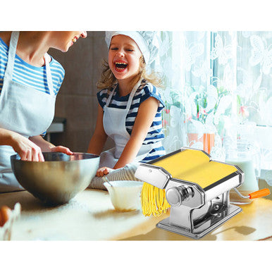 Stainless Steel Pasta Making Machine with 6 Thickness Settings