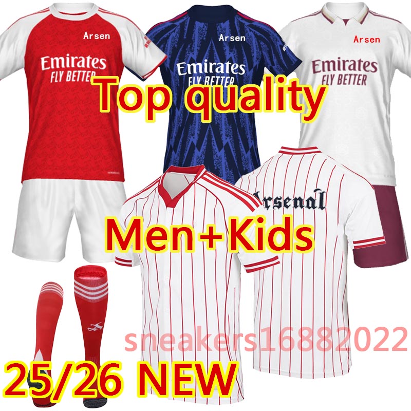 2025 2026 ArsenaI soccer jerseys football kit 24 25 26 Arsen football shirts Men Kids kit ROWE SAKA MARTINELLI ODEGAARD G.JESUS ZINCHENKO SALIBA RIC