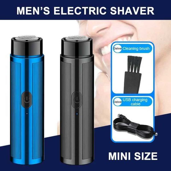 Mini Mens Electric Shaver For Travel Home USB Charging Portable Shaving Face Beard Razor Washable Home Trimmer Razor For MenXJ241125