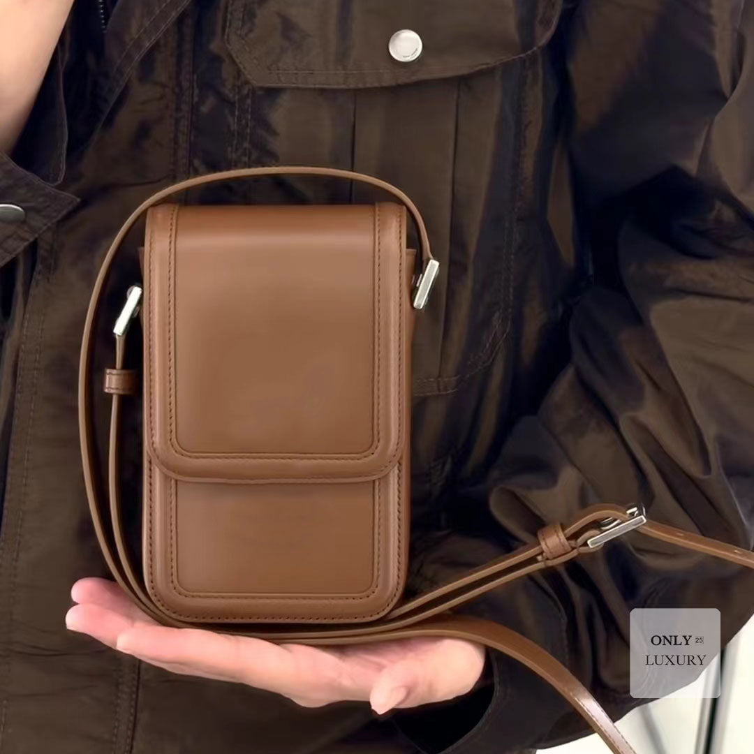 Designer luxury crossbody bag shoulder bags cell phone mini small bag genuine leather women men silver hardware flap wallet purse mirror quality