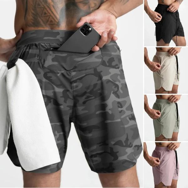 Men Gym Shorts Sports Athletic Running Shorts Fitness Beach Shorts Basketball Jogging Shorts Large Size Loose Short Pants