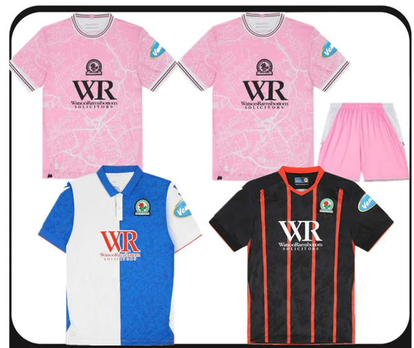 24 25 Blackburn Rovers Soccer Jerseys OHASHI DOLAN HYAM MCFADZEAN TRAVIS TRONSTAD 2024 2025 SIGURDSSON PICKERING Football Shirts Men kids ki