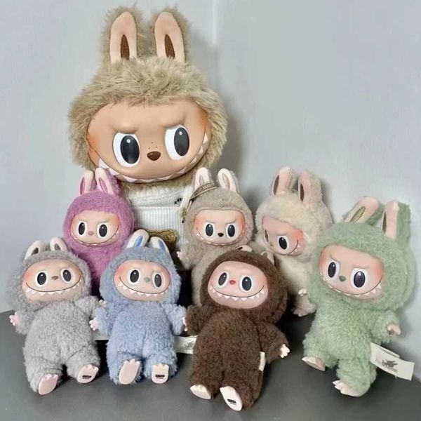 Dolls 2024 New Ordinary Style Blind Box Labubu The Monsters Exciting Macarons Series Toys Cute Action Anime Figure Doll Kids Gifts Toy H2501