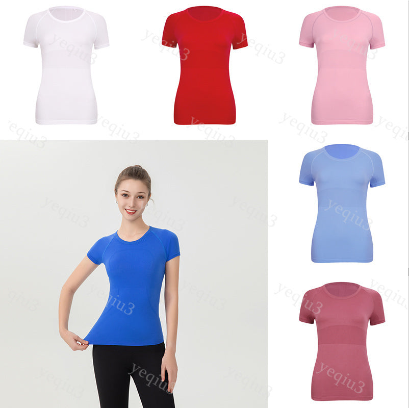 Women Yoga T Shirts Activewear Tops Define Shaping Workout Clothes Pilates Fitness Shirts Tees Fashionable Designer T Shirts Gym Running Wear Everyd