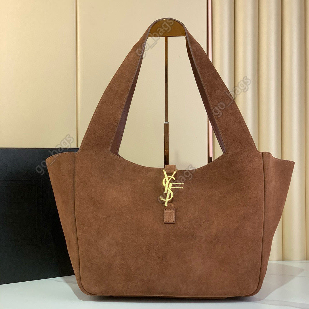 Tote Bag Designer Bag Shoulder Bag High-Quality Suede Women&#039;s Handbag Large Capacity Shopping Bag Luxury Bag Classic Caramel Color Bucket Bag M