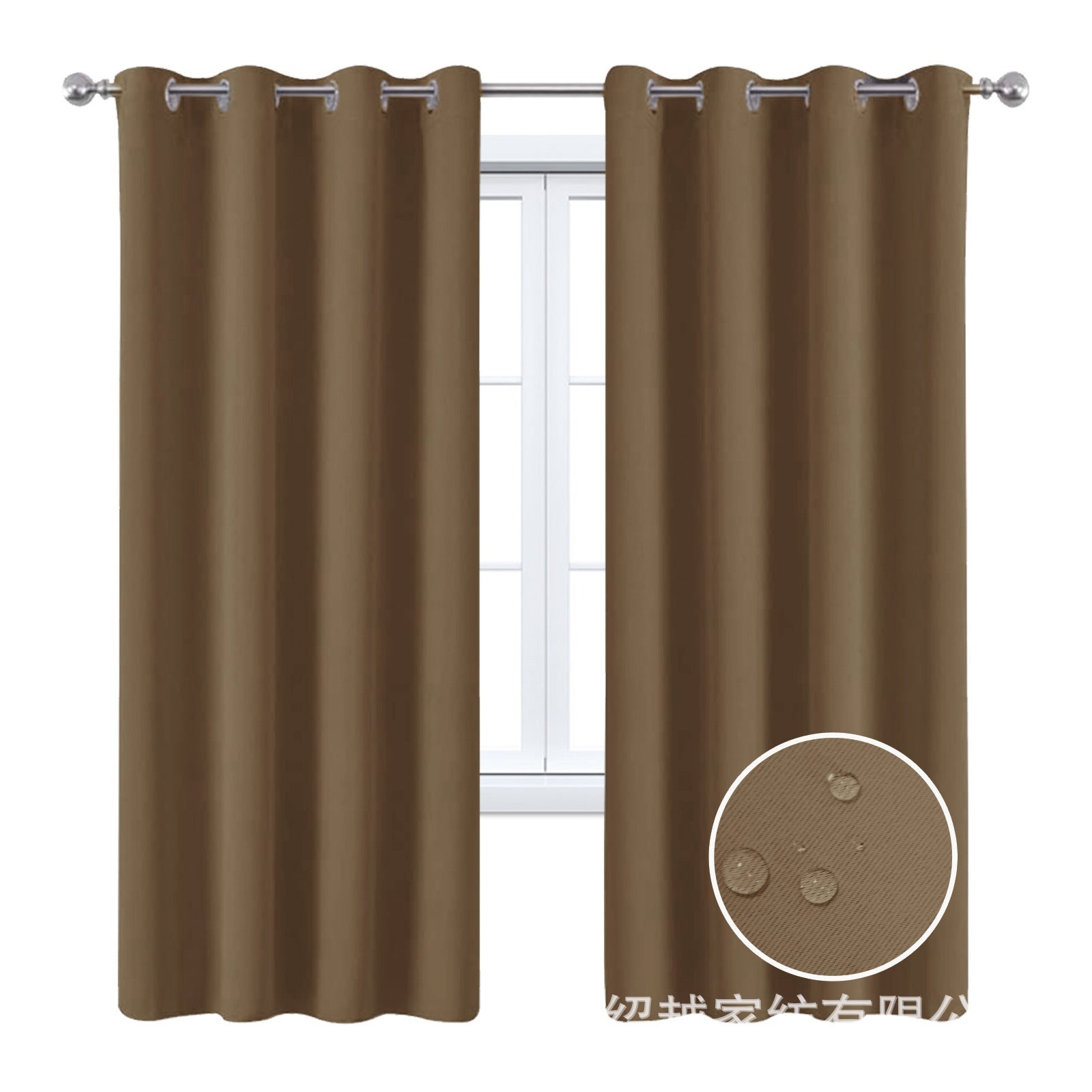 YL-36808 factory wholesale cross-border full blackout cloth solid color balcony sun protection heat insulation outdoor waterproof curtain