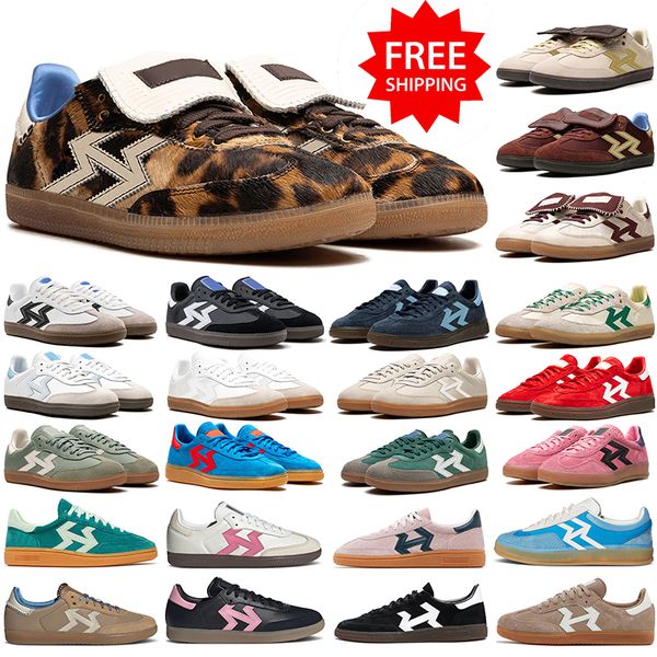 Free shipping camp neakers designer casual shoes handball men women platform Black White Gum Pink Beige suede leather mens trainers outdoor
