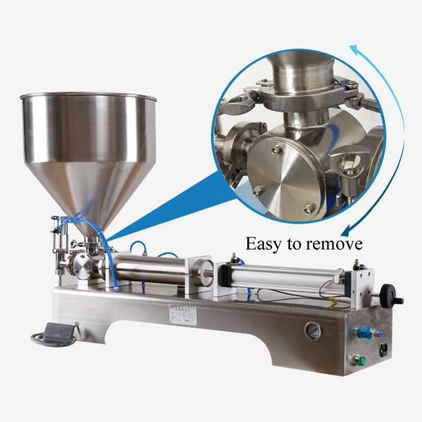Pneumatic Piston Filling Machine Shampoo Lotion Cream Honey Juice Sauce Jam Gel Filler Paste Filling Machines