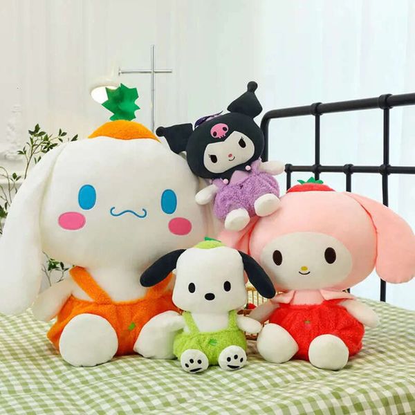 Kuromi Melody Toys Cinnamoroll Stuffed Plushier Soft Throw Pillow Plush Dolls Birthday Valentines Gift