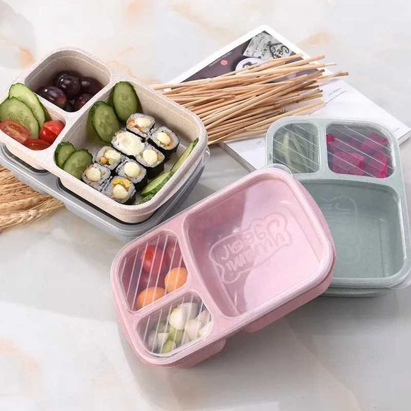 Independent lunch box portable bento box leak proof lunch box food container microwave ovenX240831
