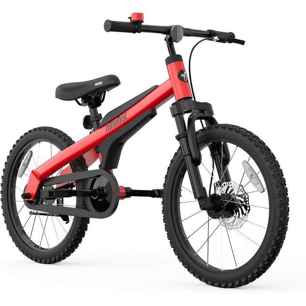 Bikes Ride-Ons Ninebot 18 childrens bicycle age 5-10 wAerospace aluminum frame closed chain shock-absorbing suspension Q241116