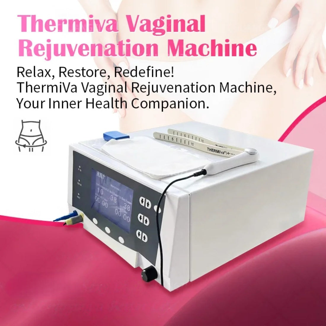2025 New Radio Frequency Thermiva Vaginal Tightening Machine Women Private CareVagina Rejuvenation Spa Salon Beauty Equipment