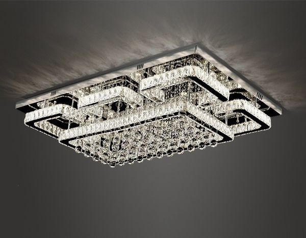 Modern Chandeliers ceiling lights living room luxury silver ceiling light bedroom led crystal Lamps dining crystals Fixtures kitchen