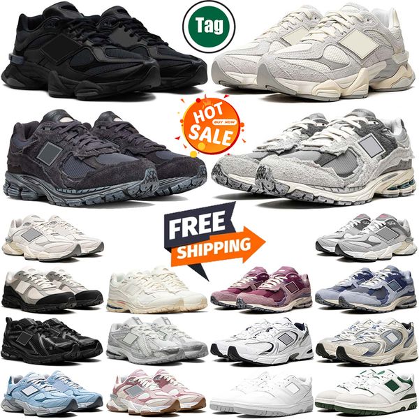 Free Shipping Designer running shoes sneakers for mens womens Triple Black White Grey Phantom Sea Salt Blue men women trainers