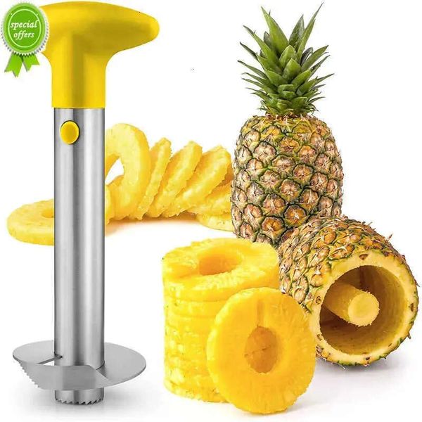 Slicer Corer Pineapple Peeler Stainless New Steel Cutter Fruit Cutting Tool Kitchen Utensil Accessorie 0509