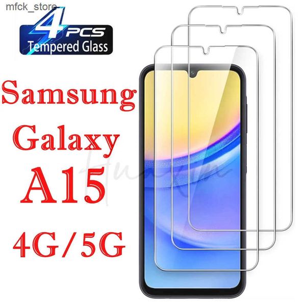 Cell Phone Screen Protectors 99D tempered glass screen protector for Galaxy 5G A15 4G 1 to 4PCs J241202