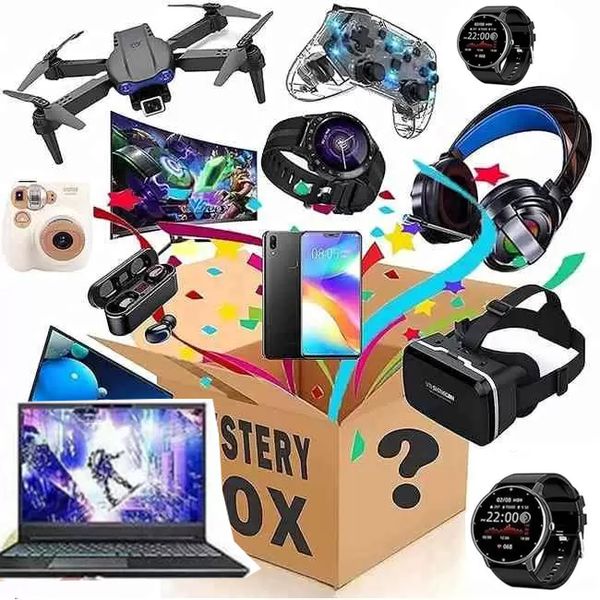2023 new Lucky Mystery Box Blind Boxes Appliances Home Item Electronic Style Product Such Headsets smart Watches Surprise Gif Festive & Part