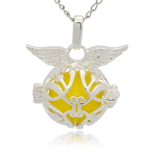 Silver Color Plated Brass Cage Pendants