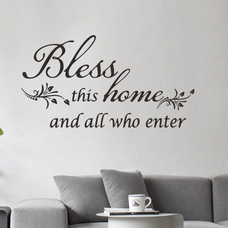 TEMU Inspirational Quote Wall Decal - Self-adhesive, Removable Pvc Art For Living Room & Bedroom Decor