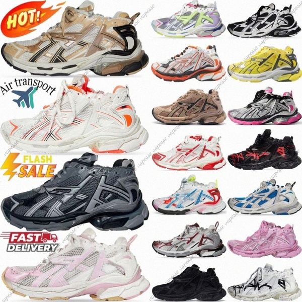 Designer shoes Runner 7.0 Casual Womens Mens Multicolor Black White pink blue green Shoes Trainers Loafers plate-forme Luxury Sneakers 35-46